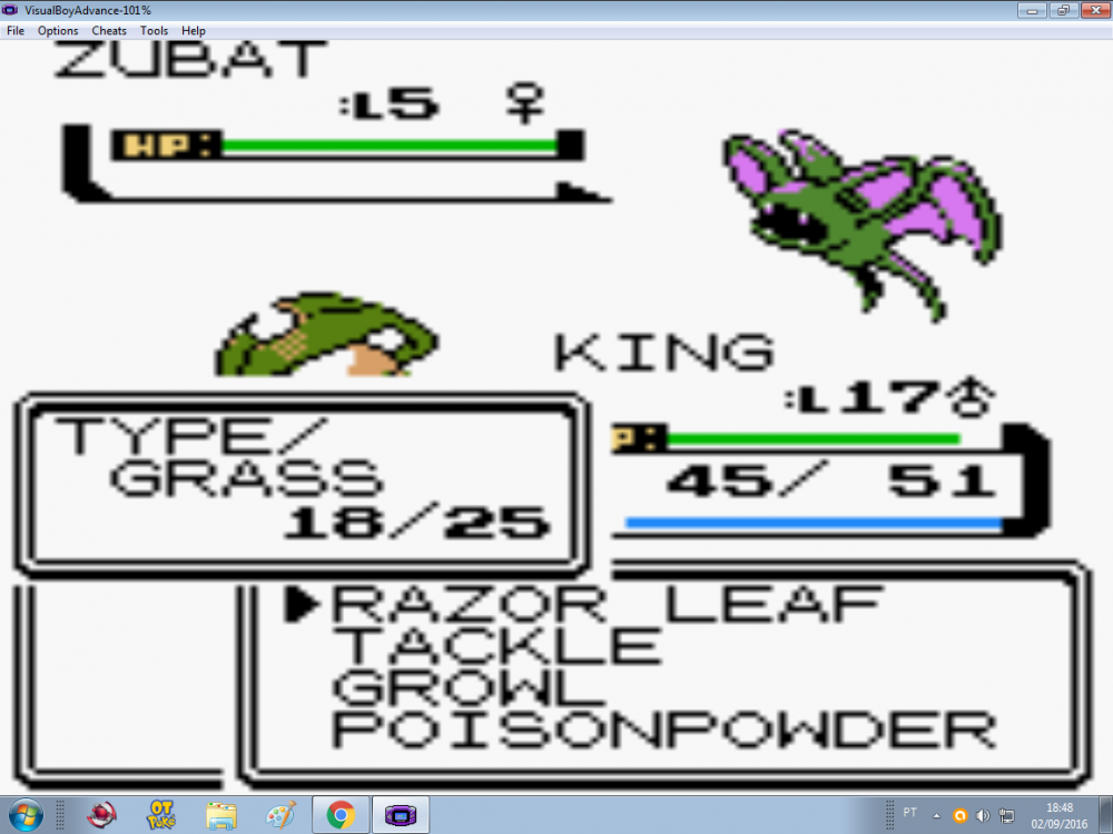 Shiny Zubat! Pokémon Fire Red