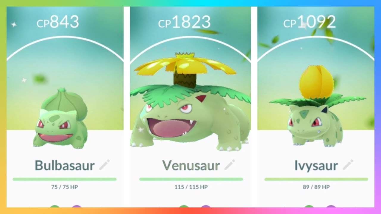 Shiny bulbasaur/ivysaur